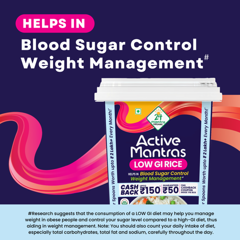 Organic Low GI Rice - 24mantra Organic