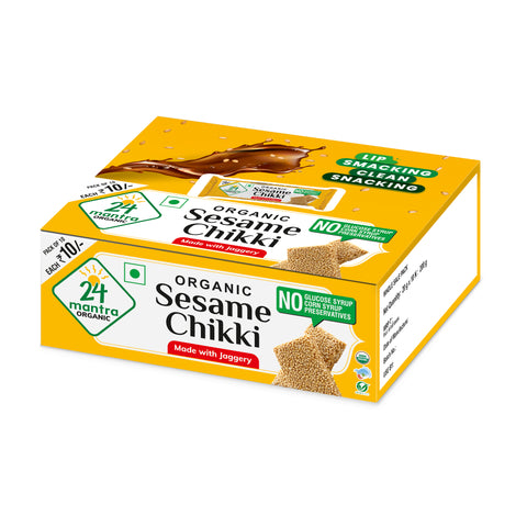 Organic Sesame Chikki - 24mantra Organic