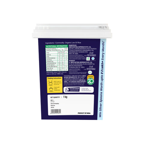 Organic Low GI Rice - 24mantra Organic