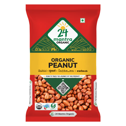 Organic Raw Peanuts - 24mantra Organic