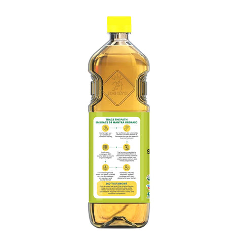 Cold Pressed Sunflower Oil - 24mantra Organic