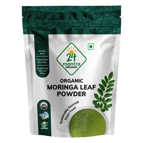 Organic Moringa Powder - 24mantra Organic