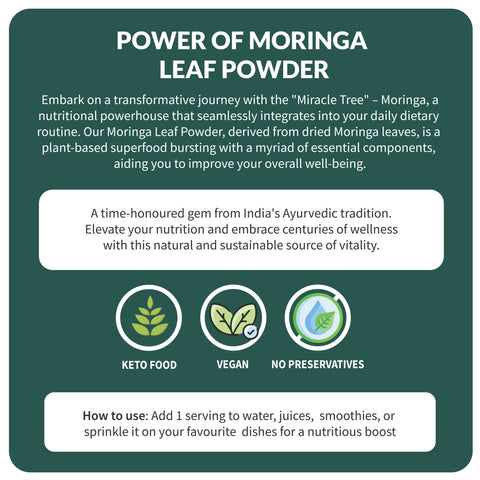 Organic Moringa Powder - 24mantra Organic