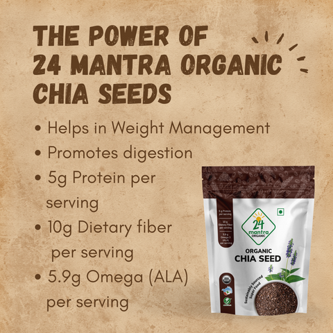 Organic Chia Seed - 24mantra Organic
