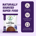 Organic Flax Seeds - 24mantra Organic