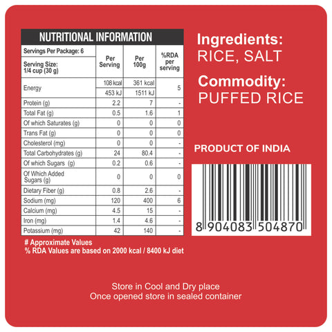 Puffed Rice - 24mantra Organic