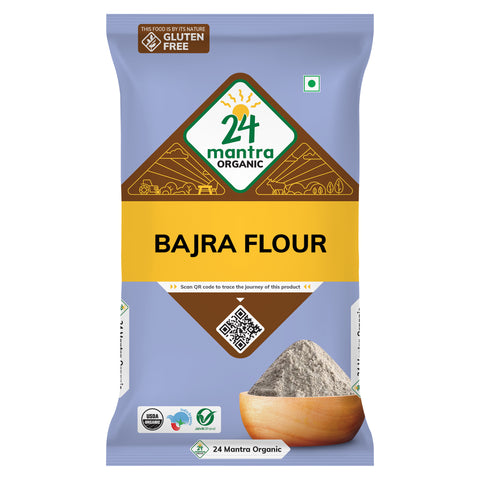 Organic Bajra Flour - 24mantra Organic