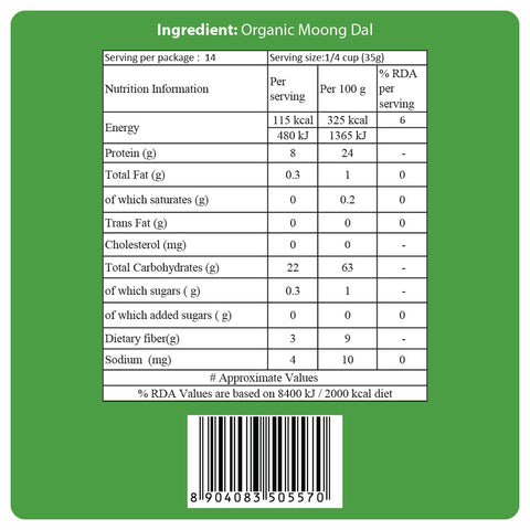 Organic Moong Dal - 24mantra Organic