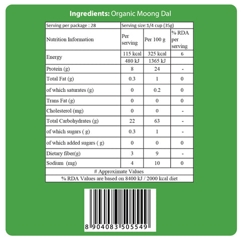 Organic Moong Dal - 24mantra Organic