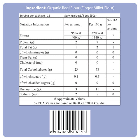 Organic Ragi Flour - 24mantra Organic