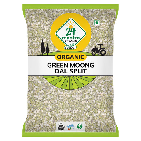 Organic Green Moong Dal Split - 24mantra Organic