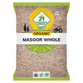 Organic Masoor Whole - 24mantra Organic