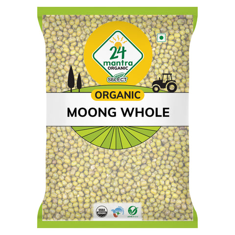 Organic Moong Whole - 24mantra Organic